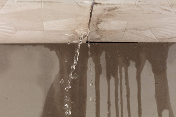 Professional Burst Pipe Cleanup technician working in Tewksbury, MA